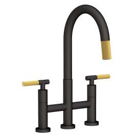 Newport Brass Muncy: Kitchen Bridge Pull-Down Faucet