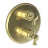 Newport Brass Vander: 1/2" Round Thermostatic Trim Plate with Handle