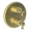 Newport Brass Vander: 1/2" Round Thermostatic Trim Plate with Handle