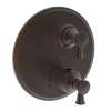 Newport Brass Vander: 1/2" Round Thermostatic Trim Plate with Handle