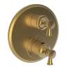 Newport Brass Vander: 1/2" Round Thermostatic Trim Plate with Handle