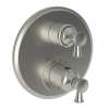 Newport Brass Vander: 1/2" Round Thermostatic Trim Plate with Handle