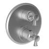 Newport Brass Vander: 1/2" Round Thermostatic Trim Plate with Handle