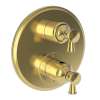 Newport Brass Vander: 1/2" Round Thermostatic Trim Plate with Handle