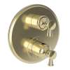 Newport Brass Vander: 1/2" Round Thermostatic Trim Plate with Handle