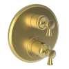 Newport Brass Vander: 1/2" Round Thermostatic Trim Plate with Handle