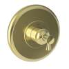 Newport Brass Vander: 3/4" Round Thermostatic Trim Plate with Handle