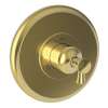 Newport Brass Vander: 3/4" Round Thermostatic Trim Plate with Handle