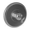 Newport Brass Vander: 3/4" Round Thermostatic Trim Plate with Handle