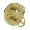 Newport Brass East Linear(R): 1/2" Round Thermostatic Trim Plate with Handle