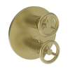 Newport Brass East Linear(R): 1/2" Round Thermostatic Trim Plate with Handle