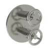 Newport Brass East Linear(R): 1/2" Round Thermostatic Trim Plate with Handle