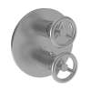 Newport Brass East Linear(R): 1/2" Round Thermostatic Trim Plate with Handle