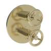 Newport Brass East Linear(R): 1/2" Round Thermostatic Trim Plate with Handle