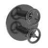 Newport Brass East Linear(R): 1/2" Round Thermostatic Trim Plate with Handle