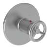 Newport Brass East Linear(R): 3/4" Round Thermostatic Trim Plate with Handle