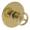Newport Brass East Linear(R): 3/4" Round Thermostatic Trim Plate with Handle