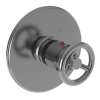 Newport Brass East Linear(R): 3/4" Round Thermostatic Trim Plate with Handle
