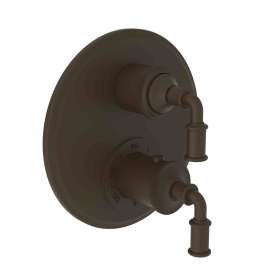 Newport Brass Taft: 1/2" Round Thermostatic Trim Plate with Handle