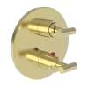 Newport Brass Pavani: 1/2" Round Thermostatic Trim Plate with Handle