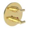 Newport Brass Pavani: 1/2" Round Thermostatic Trim Plate with Handle