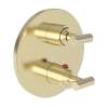 Newport Brass Pavani: 1/2" Round Thermostatic Trim Plate with Handle