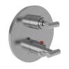 Newport Brass Pavani: 1/2" Round Thermostatic Trim Plate with Handle