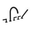 Newport Brass Pavani: Roman Tub Faucet with Hand Shower