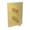 Newport Brass Malvina(R): 1/2" Square Thermostatic Trim Plate with Handle
