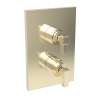 Newport Brass Malvina(R): 1/2" Square Thermostatic Trim Plate with Handle