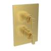 Newport Brass Malvina(R): 1/2" Square Thermostatic Trim Plate with Handle
