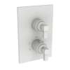 Newport Brass Malvina(R): 1/2" Square Thermostatic Trim Plate with Handle
