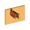 Newport Brass Malvina(R): 3/4" Square Thermostatic Trim Plate with Handle