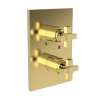 Newport Brass Malvina(R): 1/2" Square Thermostatic Trim Plate with Handle