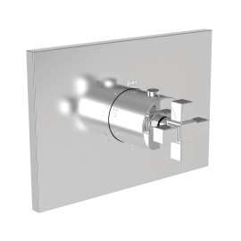 Newport Brass Malvina(R): 3/4" Square Thermostatic Trim Plate with Handle