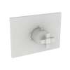 Newport Brass Malvina(R): 3/4" Square Thermostatic Trim Plate with Handle
