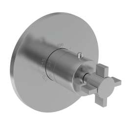 Newport Brass Pardees(R): 3/4" Round Thermostatic Trim Plate with Handle