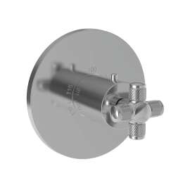 Newport Brass Clemens: 3/4" Round Thermostatic Trim Plate with Handle