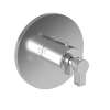 Newport Brass Griffey: 3/4" Round Thermostatic Trim Plate with Handle