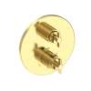Newport Brass Tolmin(R): 1/2" Round Thermostatic Trim Plate with Handle