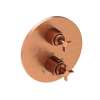 Newport Brass Tolmin(R): 1/2" Round Thermostatic Trim Plate with Handle