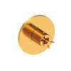 Newport Brass Tolmin(R): 3/4" Round Thermostatic Trim Plate with Handle