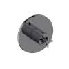 Newport Brass Tolmin(R): 3/4" Round Thermostatic Trim Plate with Handle