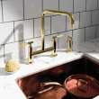 Newport Brass Muncy: Kitchen Bridge Faucet with Side Spray