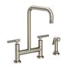 Newport Brass Muncy: Kitchen Bridge Faucet with Side Spray