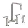 Newport Brass Muncy: Kitchen Bridge Faucet with Side Spray