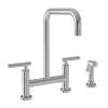 Newport Brass Muncy: Kitchen Bridge Faucet with Side Spray