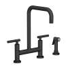 Newport Brass Muncy: Kitchen Bridge Faucet with Side Spray