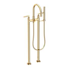 Newport Brass Kimbell: Exposed Tub & Hand Shower Set w/Risers