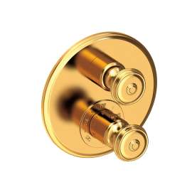Newport Brass Seaport(R): 1/2" Round Thermostatic Trim Plate with Handle
